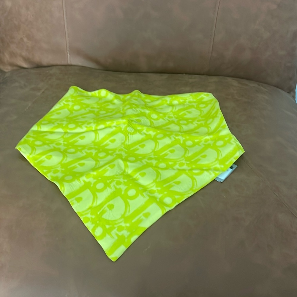 Authentic Dior silk scarf never worn